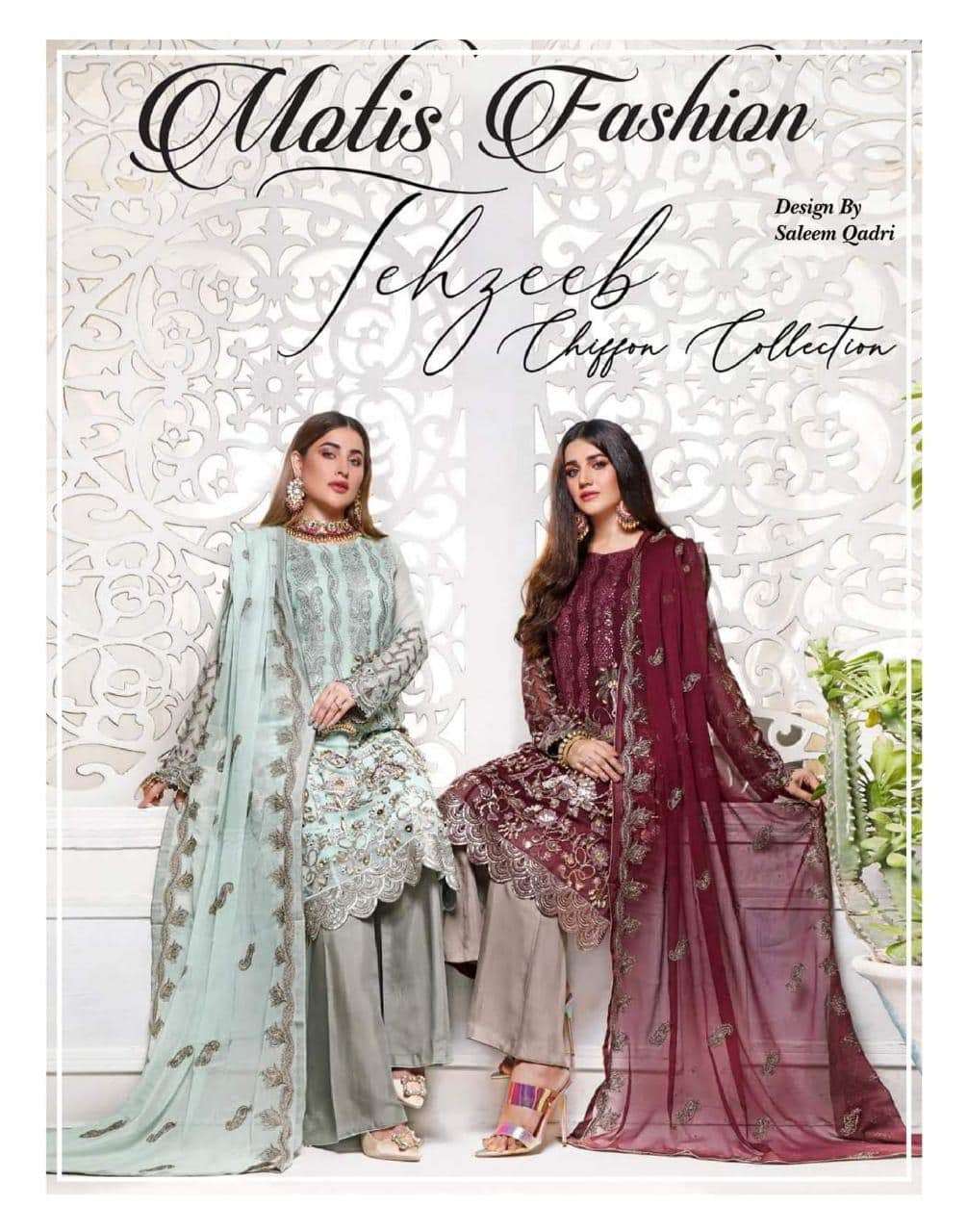 Tehzeeb Chiffon Collection by Moti Fashion
